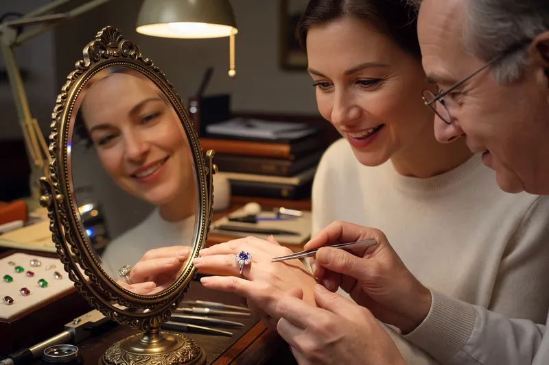 client jewelry moment