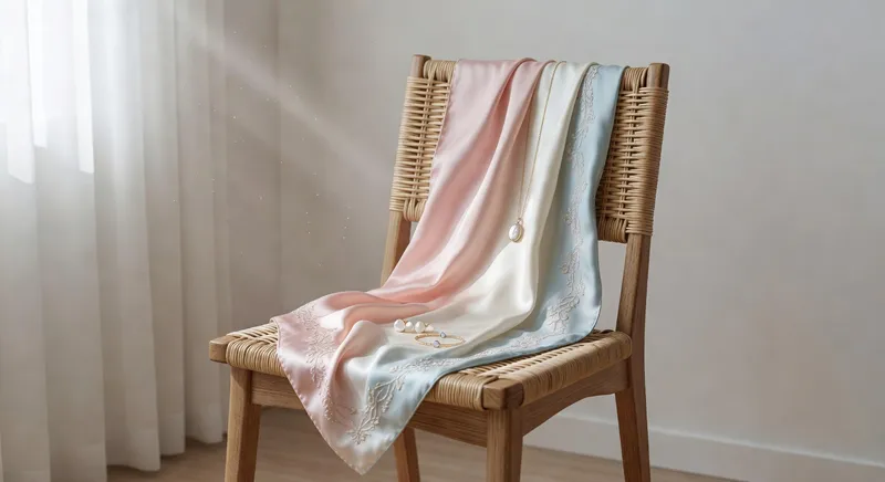 scarf and jewelry styling